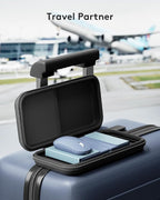 Foldable Keyboard and Mouse, Samsers Folding Bluetooth Keyboard Combo, 2.4G + BT5.0 x 2, Full-Size Portable Travel Keyboard & Rechargeable Wireless Mouse for Windows Android iOS Mac OS, Blue