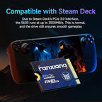 1TB M.2 2230 NVMe SSD, PCIe Gen 4x4 Speed up to 5000 MB/s, 2230 SSD Compatible with Steam Deck/ROG Ally/Microsoft Surface Pro/Mini PCs, S630