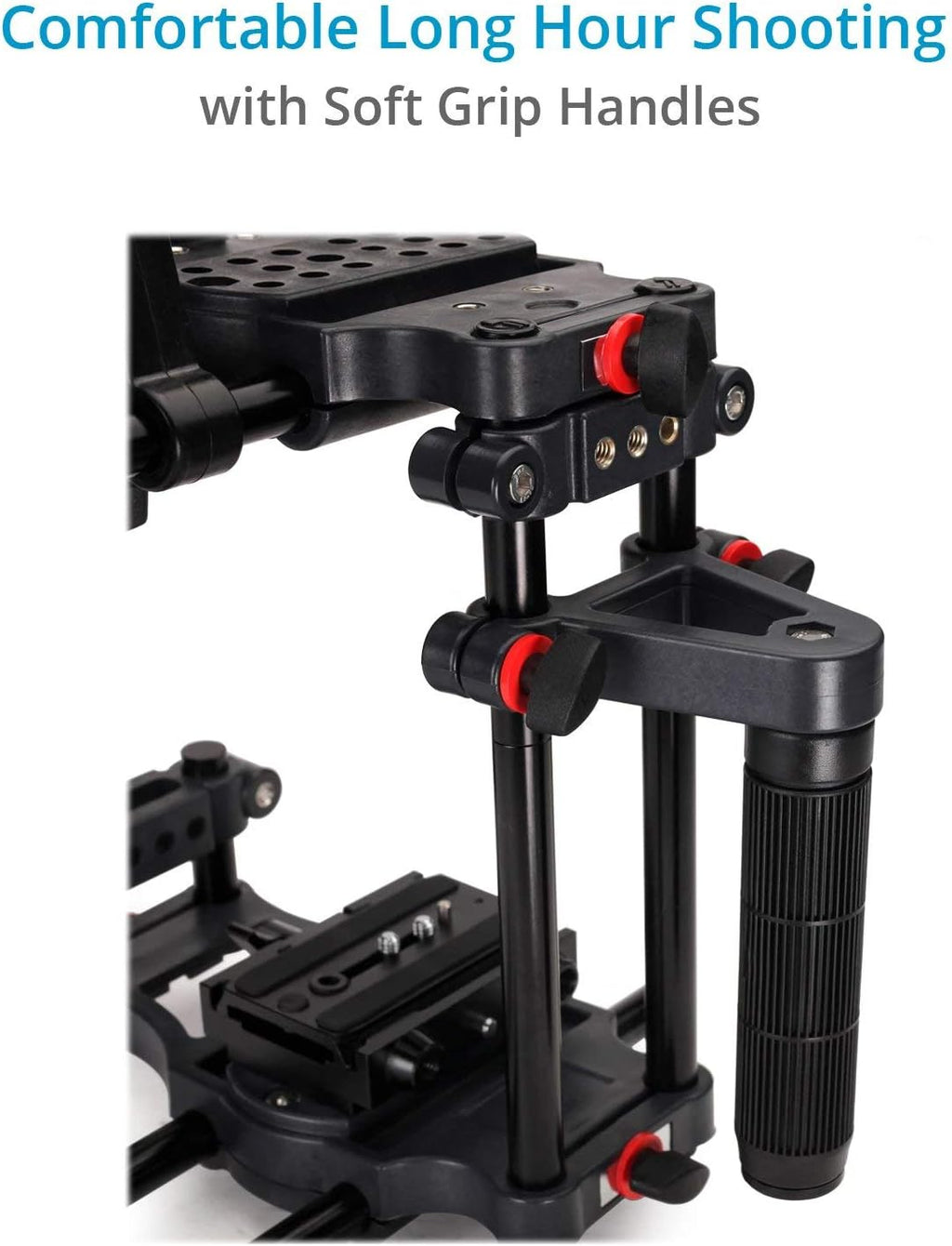 Power DSLR Camera Cage with MB-600 Matte Box Combo Kit. 4x4 Filter Holders, Lenses up to 95mm Diameter, Supports 15mm Rods. for DSLR/DSLM Handheld Camera. (FC-CTH-01)