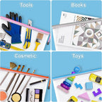 Mesh Zipper Pouch Bags,Zipper Pouches,Mesh Zipper Bags for Organizing,Storage Bags for Office Supplies,Puzzle & Board Game Storage. (A3(10 Pcs)+A4(10 Pcs))