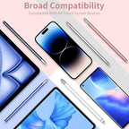 Stylus Pen for Touchscreen,2-in-1 High Sensitivity & Precision Stylus Pen,Suitable for Ipad/iPhone/Android Tablets,Compatible with All Touch Screen Devices(3 Stylus-Black/White/Rose Gold)