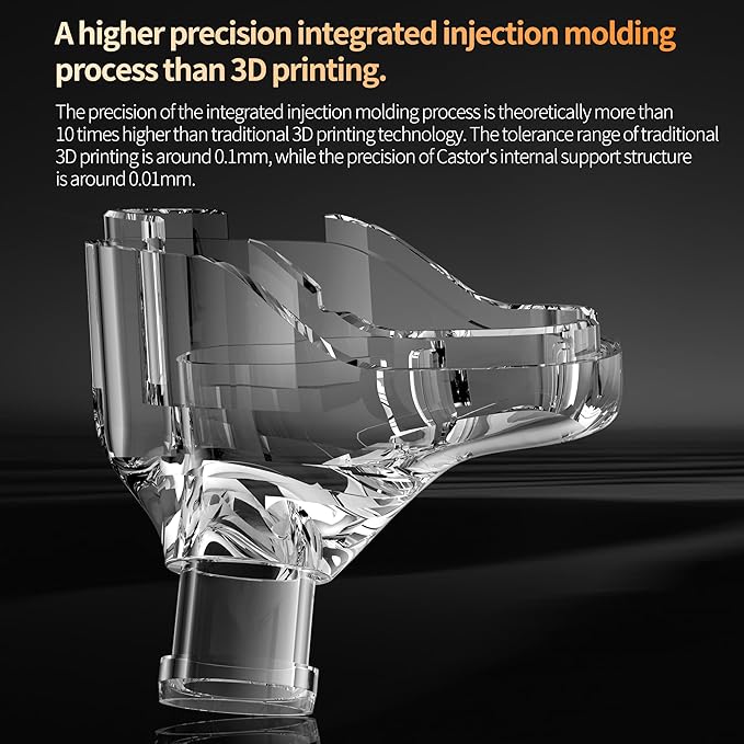 KZ Castor in Ear HiFi Earphone 2DD Dynamic High-end Tunable IEM Earphones in Ear Monitor Headphones with Silicone Tips Detachable Cabel IEMs for Singer Musician DJ On Stage (Black, Without Mic)