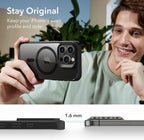 ESR for iPhone 15 Pro Case, Compatible with MagSafe, Military-Grade Protection, Yellowing Resistant, Scratch-Resistant Back, Magnetic Phone Case for iPhone 15 Pro, Classic Series, Clear Black