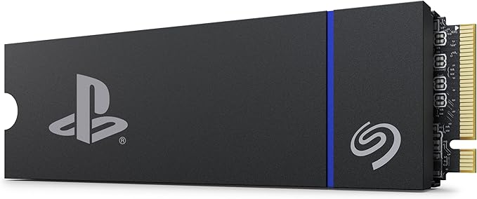 Seagate Game Drive PS5 NVMe SSD for PS5 1TB Internal Solid State Drive - PCIe Gen4 NVMe 1.4, Officially Licensed, Up to 7300MB/s with Heatsink (ZP1000GP3A1011)