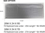 Keyboard Dust Cover, Universal PC Computer Desktop Keyboard Skin Protector Cover by SZBRO (20W x2H x9D)