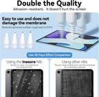 (4 Pack) Replacement Tips for Apple Pencil 2nd Generation and Pencil 1st Generation,Inesore Upgraded Apple Pencil Tips Accessories Compatible with Apple Pencil 2 Generation iPad Pro Pencil Nib