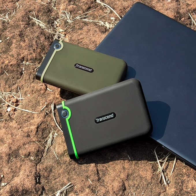 Transcend 1TB USB 3.1 Gen 1 StoreJet 25M3G SJ25M3G Rugged External Hard Drive TS1TSJ25M3G