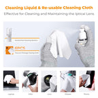 K&F CONCEPT 23 in 1 Camera Lens Cleaning Kit for DSLR Filter with Replaceable Cleaning Pen+Air Blower+Cleaning Liquid+Cleaning Cloth*2+Full-Frame Swab*10+Vacuum Cleaning Cloth*6+Anti-Static Gloves