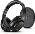 1Mii E700 Wireless Bluetooth Over Ear Headphones with Active Noise Canceling, Hi-Res Audio LDAC/aptX Low Latency for Airplane Travel Overhead Comfort, 54H Playtime, Custom EQ via App - Black