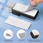 Ordilend Keyboard Cleaning Kit Laptop Cleaner, All-in-One Computer Camera Cleaning Kits Brush Tool, Multi-Function PC Electronic Cleaner for iPad iPhone Pro Earbuds Camera Monitor with Patent, Black