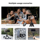 K&F Concept Flexible Tripod, Magnetic Flexible Phone Stand with Wireless Remote, Mini Vlogging Tripod for Magsafe iPhone 16 Pro Max/15/14/13/12 All Phones and Actions Camera.