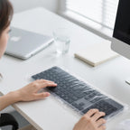 50Pcs Keyboard Cover - Disposable Keyboard Protector for Desktop Dustproof Waterproof for Office Schools Supplies