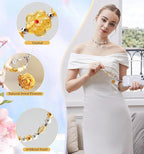 memumi Universal Phone Wrist Strap, Hand wristlet Strap for Women Anti-Theft Secure Lanyard for Smartphones Dried Flowers