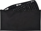 Logitech/Dell/Corsair/Havit/Redragon/Apple Magic Keyboard Dust Cover Pouch Case, Wireless/Wired Computer Gaming PC Keyboard Protector, Black