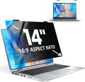 Laptop Privacy Screen 14 inch, 9H Hanging Privacy Screen for Laptop for 16:9, Acrylic HD Eye Protection Anti Glare Blue Light Laptop Screen Privacy Filter
