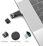 TOPESEL 64GB Flash Drive 5 Pack, USB 2.0 Thumb Drives High Speed Memory Stick Jump Drive Zip Drive for Data Storage and Backup (Five Mixed Colors: Red Blue Cyan Orange Green)