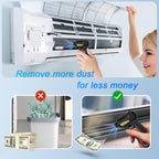 Electric Air Duster-Compressed Air Duster,60mph Wind Stepless Speed Canned Air for PC/Compute/Electronics/Home&Car Cleaning, 150000RPM Air Blower to Spray Air Can Dust Off Keyboard Cleaner (Black)