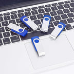 256MB Bulk Flash Drives 100 Pack EASTBULL USB 2.0 Flash Drives Pack 256MB Thumb Drives Bulk (Blue)