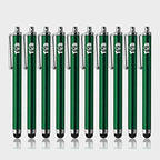 TCD 10-Pack Stylus Pen Set – Universal Capacitive Pen for iPad, iPhone, Tablet, Laptop – Premium Thick Rubber Tip Styluses for All Touchscreen Devices, Green