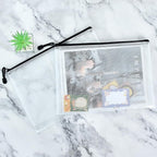 Vuzvuv A5-22 PCS 9.49"x 7.09"Mesh Zipper Pouch Set，Resistant Document File Folders Plastic Mesh Bag with Label Sticker for File, Document, Makeup, Board Game School Office Home Travel Storage