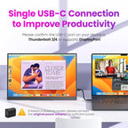 Portable Gaming Monitor 16 Inch QHD 2.5K 2560X1600 16:10 100 Hz 100% sRGB 10 Bit Travel Monitor for MacBook, Laptop, PC, Surface, Game Console, VESA Compatible, with Kickstand & Sleeve