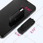 2 Pack 64GB USB 2.0 Flash Drive Memory Stick Thumb Drives Swivel Design(2 X 64GB: Black Silver)