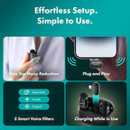 Movo NanoMic Dual Lightning Wireless Microphone for iPhone 14 and Below– Lavalier Mic for iPhone, Great for Vlogging, TikTok, Content Creation