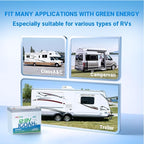 Redodo 12V 100Ah Smart Mini Bluetooth LiFePO4 Battery, Smallest Lithium Battery，Max 1280Wh, 10-Year Lifespan with Up to 15000 Deep Cycles, Upgraded 100A BMS for RV, Marine, Solar, Camping - 3 Pack