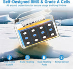 Redodo 12V 100Ah LiFePO4 Battery with Self-Heating, Built-in 100A BMS, Supports Low Temperature Charging(-4℉) Group 31 Lithium Battery, 4000+ Deep Cycles, Perfect for RV, Solar, Off-Grid in Cold Areas