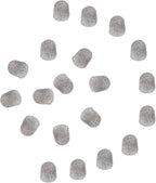 MECCANIXITY 10pcs Replacement Fiber Mesh Tips for Stylus Pens 5mm Suitable for Capacitive Touch Screen,High Sensitivity,Soft,No Scratch Screen Pen Tip