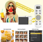 Remote Control for Nikon Camera,USB-C Rechargeable Wireless Shutter Release with OLED Screen – Video, Zoom & Focus Control for Nikon A1000, B600, P1000, P950, Z6III, Z30, Z50II, Zfc, Z5 (White)