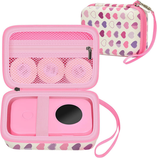 Labels Printer Case Compatible with COLORWING D30 Bluetooth Wireless Portable Labeling Printer Also for Phomemo D30 D35 for Memoking Mini Thermal Printing Sticker Storage Holder