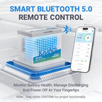 Redodo 12V 100Ah LiFePO4 Battery Bluetooth, Low-Temp Protection BCI Group 24 Lithium Battery for Trolling Motor, Bulit-in 100A Smart BMS, Perfect for Marine, Boat, RV, Solar and Off Grid - 3 Pack