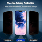 2 Pack Matte Privacy Screen Protector for iPhone 14 Pro 6.1", [Auto-Dust Removal and Auto-Alignment] Anti-Spy Anti-Glare Anti-Fingerprint Tempered Glass Film, Smooth & Sensitive Touch