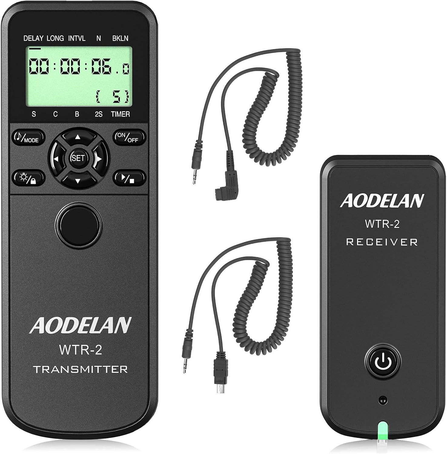 AODELAN Camera Intervalometer Wireless Shutter Release Timer Remote Control for Sony a6400, a7III, a9, a77, a99, A7, A7 II, A7R IV, A7R II,A7RIII, a77II, a6500, a6300; Replace RM-L1AM and RM-SPR1