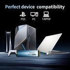 2TB SSD NVMe M.2 2280 PCIe Gen4 x4 Internal Solid State Drive - Up to 7400MB/s, 2TB SSD PS5 Dynamic SLC Cache, PS5 Compatible for Gaming PC Laptop(EN870)