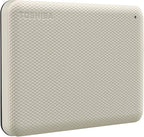 Toshiba Canvio Advance 2TB Portable External Hard Drive USB 3.0, White - HDTCA20XW3AA