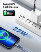 iPhone Fast Charger 10FT 2Pack, USB C to Lightning Cable for iPhone, 10Foot Long USBC iPhone Charger, Type C iPhone Charging Cord Compatible with iPhone 14 13 12 11 Pro Max XR XS X 8 Plus SE iPad