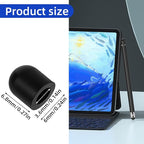 60 Pcs Rubber Tips for Stylus Pens,0.24inch (6mm) Diameter Replacement nibs for Touch Screen Pen Universal Stylus Ends,Surface Pen Tips
