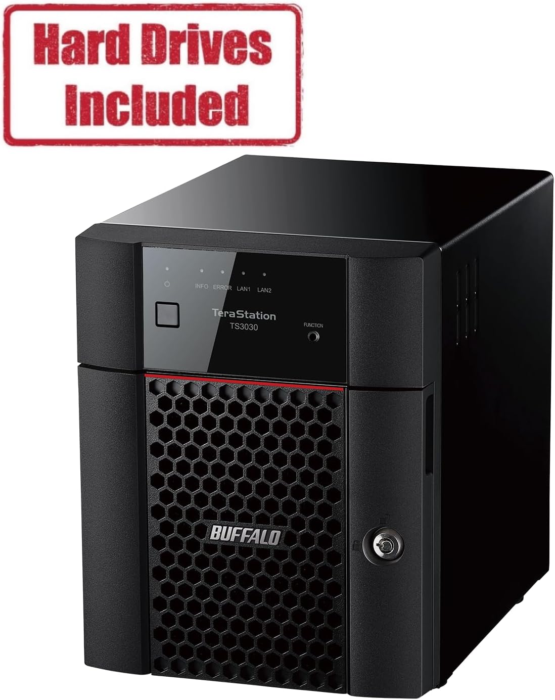 BUFFALO TeraStation 3430DN 4-Bay 16TB (2x8TB) Desktop Small-Med Business NAS w/Hard Drives Included
