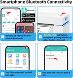 ORGSTA Bluetooth Thermal Shipping Label Printer T001-Plus Wireless 4x6 Shipping Label Printer for Small Business Support Android iPhone & Windows Widely Used for Amazon, Ebay, Shopify, Etsy, USPS