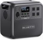 BLUETTI Portable Power Station AC180, 1152Wh LiFePO4 Battery Backup w/ 2 1800W (2700W peak) AC Outlets, 0-80% in 45Min, Solar Generator for Camping, Off-grid, Power Outage