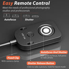 for Nikon Cable Release (MC-DC2) D750 D7200 Z6 Z7 Z7II Remote Camera Small Shutter Release Remote Control Wired Remote Photo Accessory D7500 D3300 D600 D90 D3200D7000 (RC301-DC2 NK 196.8in/5m)