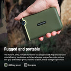 Transcend 2TB USB 3.1 Gen 1 StoreJet 25M3S SJ25M3S Rugged External Hard Drive TS2TSJ25M3S