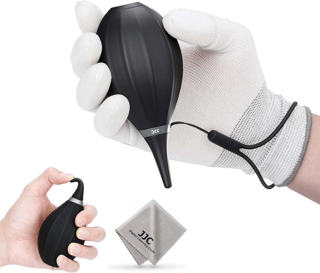 [Upgraded Version] Soft Tip Silicone Camera Dust Blower Lens Air Blower with Cleaning Cloth,Camera Lens Cleaner Air Blower for Sensor LCD Keyboards Alcohol Ink Printing,Dust Blower Replace Canned Air