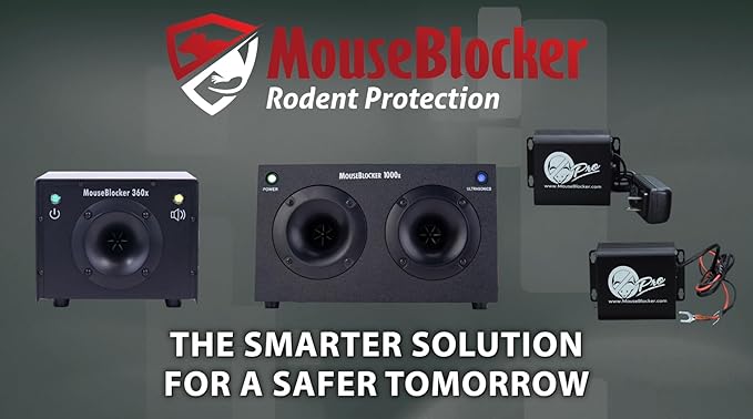 1000x Powerful Plug-in Ultrasonic Mouse and Rodent Deterrent for Buildings, Garages, Attics and More. Works with All Rodents. Ultrasonic Rodent Repeller, Band