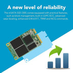 Transcend 512GB mSATA SSD with Dram Cache, Up to 560MB/s, Mini SATA III 6G/s Internal Solid State Drive for Ultrabook, Desktop, Tablet, PC, GPS, Server, 3D TLC NAND Flash, LDPC Error Correction, ECC