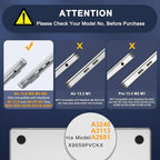 MOSISO Compatible with MacBook Air 13 inch Case 2025 2024 2023 2022 M4 A3240 M3 A3113 M2 A2681, Plastic Hard Shell&Keyboard Cover&Screen Film&Type C for MacBook Air 13.6 inch Case, Emerald Green