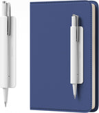 ELETIUO Pencil Holder For Most Pens,Pencils,Self-Adhesive Stick To Notebooks,Diary,Desks,Whiteboards Or Any Surface,Silicone Pen Holder For Home,Office And Desk Organization,White