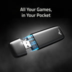 SK hynix Tube T31 512GB Stick Type SSD with DRAM | up to 1000MB/s | 10 Gbps | USB-A 3.2 Gen2 | External Solid State Flash Drive Compatible with Mac, Window PC, PS4, PS5 & Xbox